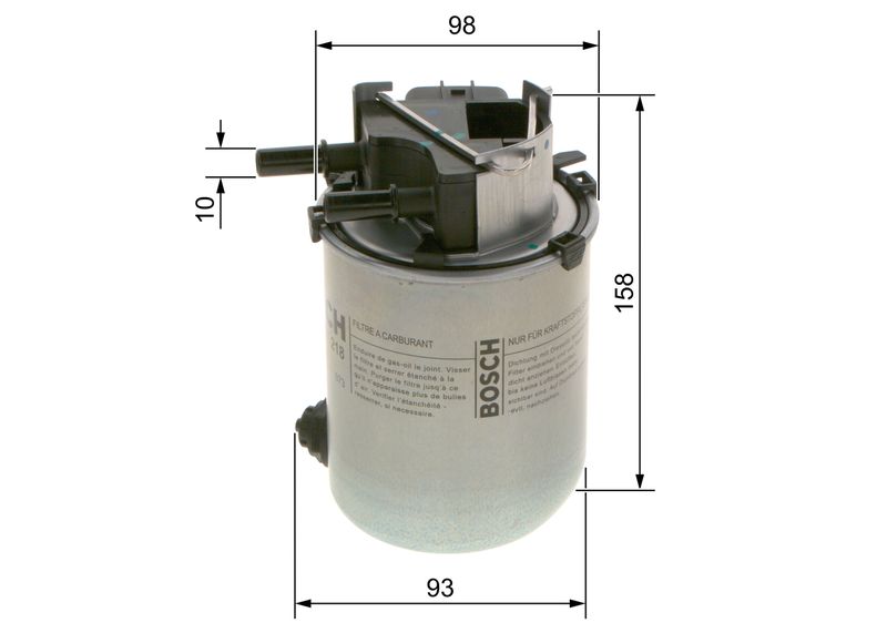 Filtre à carburant BOSCH