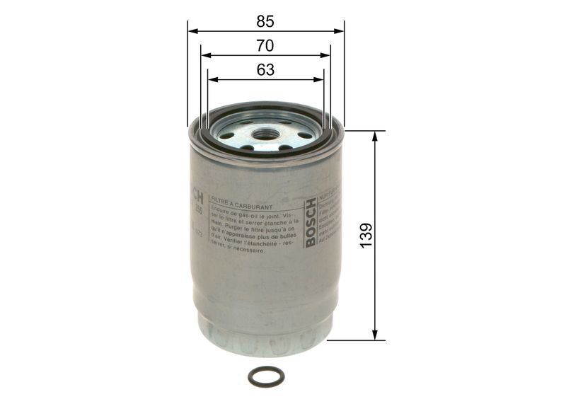 Filtre à carburant BOSCH