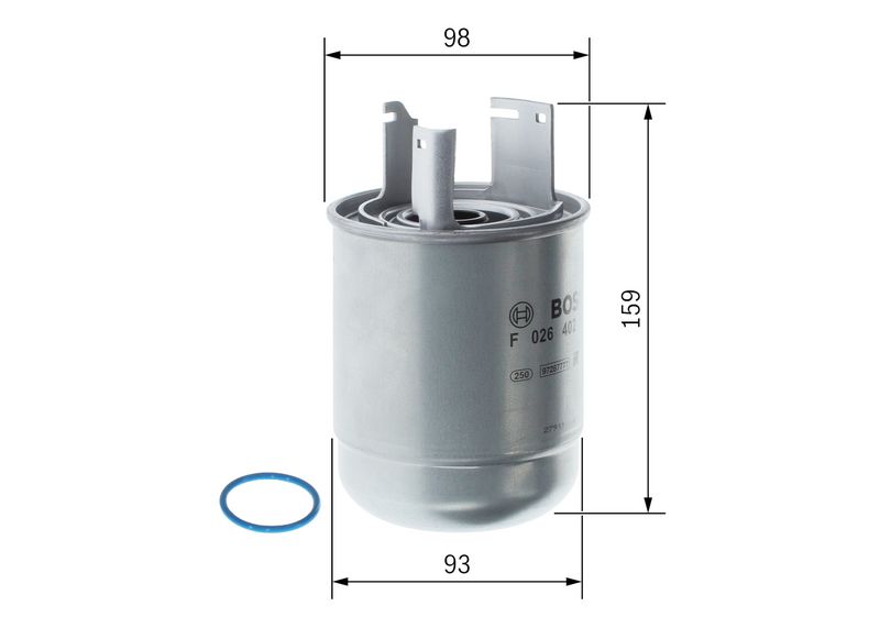 Filtre à carburant BOSCH