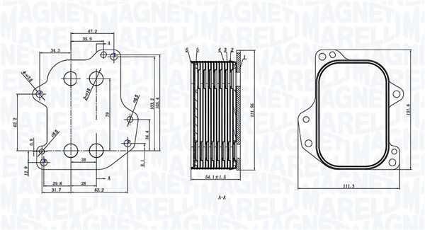 Radiateur d'huile MAGNETI MARELLI